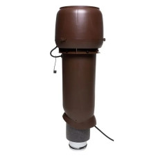 Вентиляционная труба Vilpe E190 P/125/700 вентилятор с шумопоглотителем 0-500 м3/час коричневый 73534