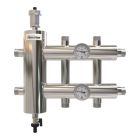 Коллекторы распределительные для отопления с гидрострелкой