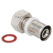 Соединение пресс Valtec VTm.222.N.001604 с накидной гайкой 16х1/2quot;