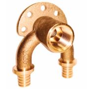 Колено двойное настенное MVI 16x1/2