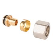 Фитинг MVI обжимной для полиэтиленовой и металполимерной трубы 20х2,8х3/4