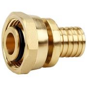 Муфта VARMEGA Slide-fit переходная (на евроконус) с накидн. гайкой, 20x3/4quot;EK, акс., латунь, VM51712