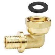 Угол VARMEGA Slide-fit 90 гр., ВР, 16x1/2quot;, с накидн. гайкой, аксиальный, латунь, VM51911