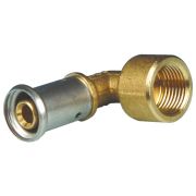 Угольник HENCO 90гр ВР латунь пресс, 16x1/2quot;
