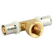 Тройник Uni-Fitt пресс-В 20х3/4quot;х20
