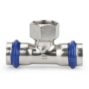 Тройник VARMEGA раструбный Inox Press ВР 15x1/2quot;x15