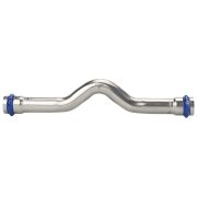 Обвод VARMEGA двухраструбный Inox Press 28x28