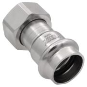 Соединитель VIEIR с накидной гайкой нерж. сталь 22×1