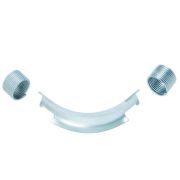 Фиксатор поворота трубы REHAU 25/90гр с кольцами, оцинк. сталь