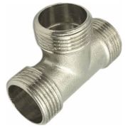 Тройник SantechSystems лат Ду15 р/р/р никель