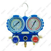 Манометрический коллектор двухвентильный Value VMG-2-R134a-B-02, шланги 120 см, кейс (R134a)