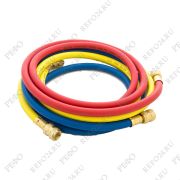 Шланги для заправки фреона AitCool AHC120 120 см, для R410a и R32 (5/16 SAE), комплект 3 штуки