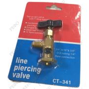 Проколка на трубу FavorCool CT - 341 3/16 ~ 3/8 со штуцером под шланг (резьба 1/4 SAE)