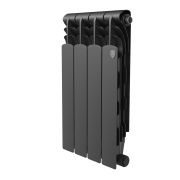 Радиатор биметаллический Royal Thermo Revolution B 500 Чёрный – 4 секц.