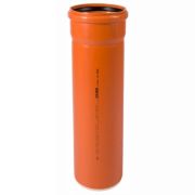 Труба Ostendorf 160x2000 мм KGEM наруж.кан. PVC цв.рыжий