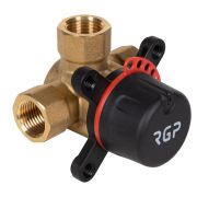 Клапан поворотный 3-ходовой SHUFT DN15, Kvs1.6, PN10, ВР1/2