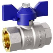 Кран шаровой латунный LD Pride 47.20.B-B.Б Ду 20 Ру 40 вн-вн, бабочка