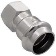 Соединитель VIEIR прямой нерж. сталь с вн.р. 18×1/2