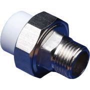 Муфта разъемная MeerPlast PPRC 32х1 НР белый (1/5/70)