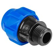 Муфта ПНД компрессионная НР 20*3/4quot; наружная резьба (VALFEX)