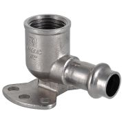 Водорозетка из нержавеющей стали 22х3/4 Valtec, (VTi.954) (уп. 5 шт)