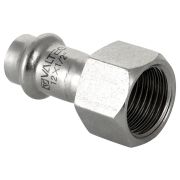 Соединитель из нержавеющей стали ВР 18х3/4 с внутренней резьбой Valtec, (VTi.902) (уп. 5 шт)