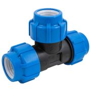 Тройник ПНД компрессионный 32 мм (ТПК-АКВА)