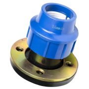 Фланцевое соединение ПНД компрессионное 90*3