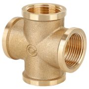 Крестовина Gappo ВР-ВР-ВР-ВР латунная 3/4