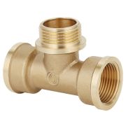 Тройник Gappo ВР-НР-ВР латунный 1/2