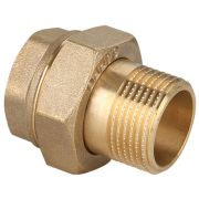 Соединитель Gappo прямой (Американка) ВР-НР латунная 1 1/2
