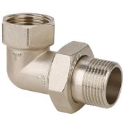 Соединитель Gappo угловой (Американка) ВР-НР никелированная 1/2