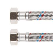 Подводка гибкая для воды AV ENGINEERING гайка 1/2«- гайка 1/2» 80см