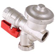 Кран шаровой VALTEC со встр. косым фильтром с пр. и мембр. ред. давл. (КФРД), универс. (VT.300.N.04)