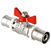 Кран шаровый под пресс 16мм (Valtec VT.243) уп 12 шт