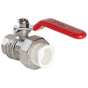 Кран шаровый под полипропилен «рычаг» ВР внутренняя резьба 25*3/4