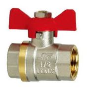 Кран шаровый «бабочка» ВВ внутренняя резьба 3/4