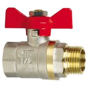 Кран шаровый «бабочка» ВН внутренняя наружная резьба 1