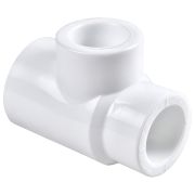Тройник переходной полипропиленовый PPRC 75х50х75 РВК, белый (уп. 5 шт)