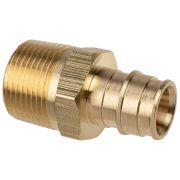 Муфта радиальная для труб из сшитого полиэтилена Usystems 20-R1/2«НР, тип 2»90Ф