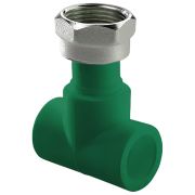 Тройник ПП AntiFire с накидной гайкой D40-3/4