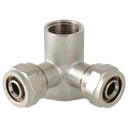 Тройник обжимной с креплением ВР 20*1/2