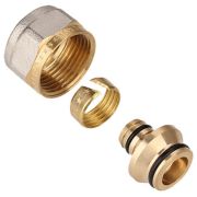 Соединитель Gappo Евроконус для металлопластиковых труб 20 (2,0) мм х 3/4