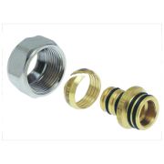 Фитинг обжимной для присоединеня гибких труб d 16 (2,0) к коллектору (MFPN-16(2.0) (TIM)