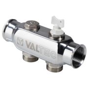 Коллектор из нержавеющей стали 5 выходов 1« * 3/4» (VTc.505) (Valtec)