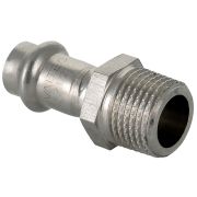 Соединитель Valtec нерж. сталь с нар.р. 28х3/4