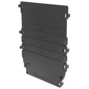 Заглушка торцевая пластиковая для лотка водоотводного DN100 Gidrolica Standart (Арт. 18101)