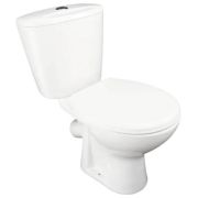 Унитаз ЛЗСФ компакт кос. Вып. Ниж. Под. с арм. 1/р слив бел. Универсал (М) 10/1/5/3-37