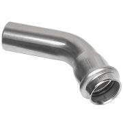 Отвод-пресс для нержавеющих труб Sanha 45град. NiroPress 316L ВПр-НПр, 18