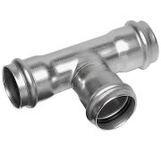 Тройник-пресс для нержавеющих труб Sanha NiroPress 316L ВПр, 42x22x42